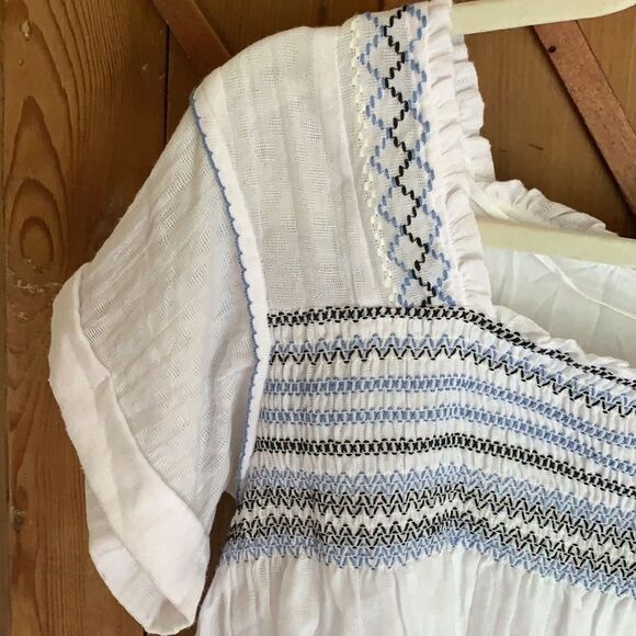 Free People Wondering Skies crop top blouse - Picture 5 of 9